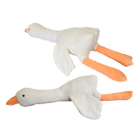 М'яка іграшка Гусак (подушка обіймашка) білий , 110см