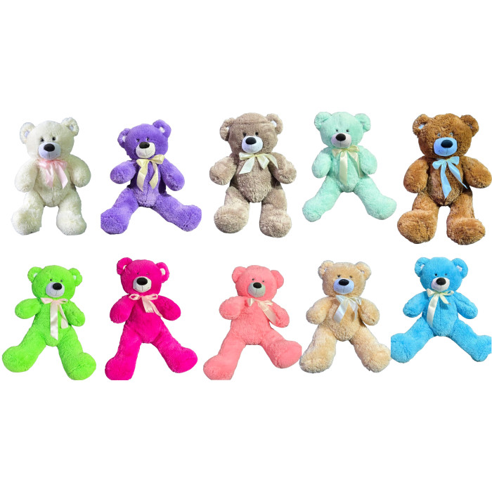 М'яка іграшка Ведмедик 100см, мікс кольорів
