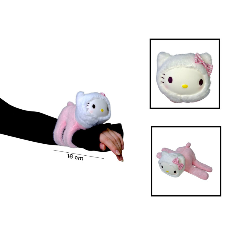 М'яка іграшка на руку хелоу кіті 16см
