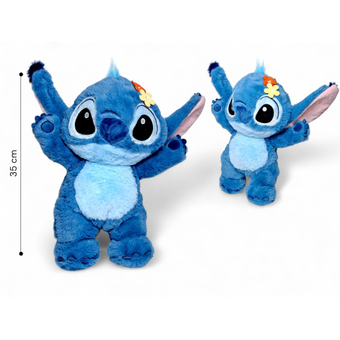 М'яка іграшка стіч з квіточками 35см