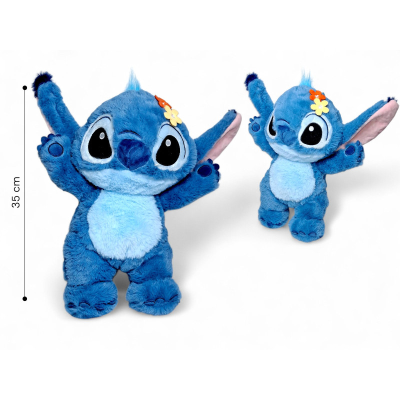 М'яка іграшка стіч з квіточками 35см