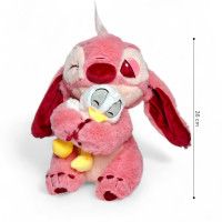 М'яка іграшка стіч рожевий з качкою 26см