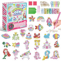 Алмазна мозаїка адвент-календар, 24 брелоки, 24 кріплення, 2 таці, 2 стилуси, в кор. /60-2/