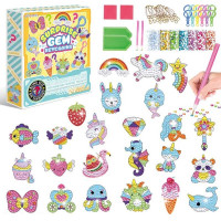 Алмазна мозаїка  адвент-календар, 24 брелоки, 24 кріплення, 2 таці, 2 стилуси, в кор. /60-2/