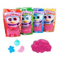 Кінетичний пісок Magic sand в пакеті 39402-8 рожевий, 0,350 кг Стратег /40/