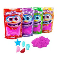 Кінетичний пісок Magic sand в пакеті 39404-4 фіолетовий, 1 кг Стратег /15/