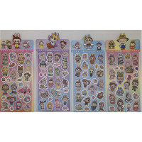 Наклейка з блискітками 