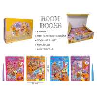 3D Румбокс-наліпки капібара, блокнот, 20шт в кор. /10/200/