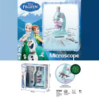 Мікроскоп герой, збільшення 100х, 300х, 600х та 900х, інструменти, лупа, скельця, підсвічування, на батарейках, в кор.  /48/