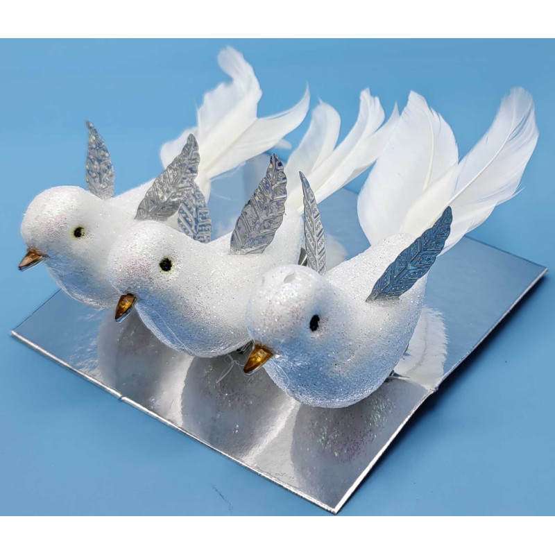 Набір іграшок на ялинку з кліпсою 