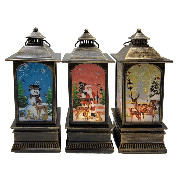 Ліхтар декор.новорічний світящ.LED 