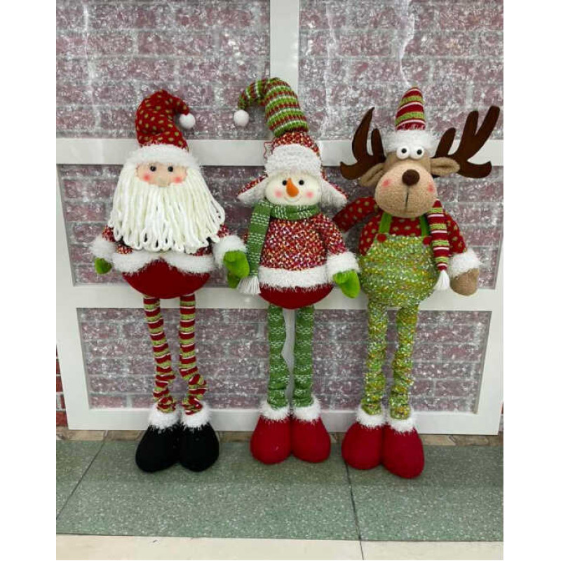 Новорічна декоративна іграшка 3 види, мін. висота 54 см, макс. висота 99 см, в п/е, МІКС ВИДІВ  /24/