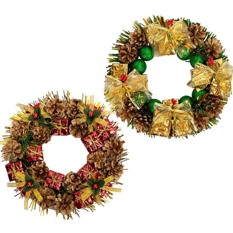 Вінок новорічний D22см 86-22 Вінок новорічний D22см 86-22