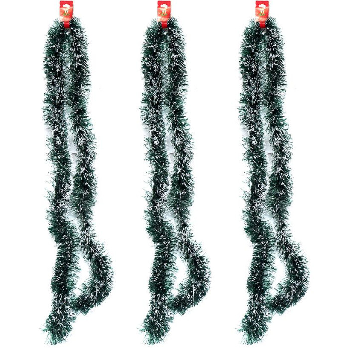 Дощик зелений/білий 2м D11см 6279-8W по 10шт в уп. //