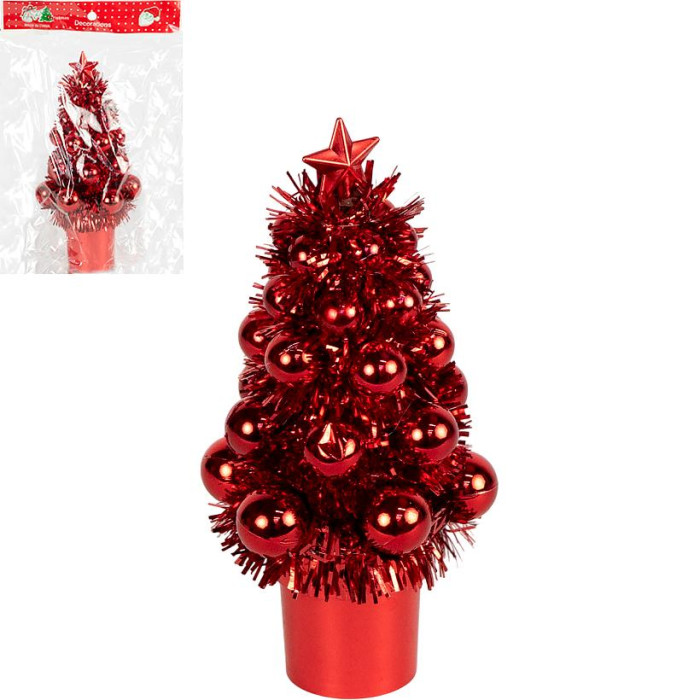 Ялинка 20см з кульок та дощику 