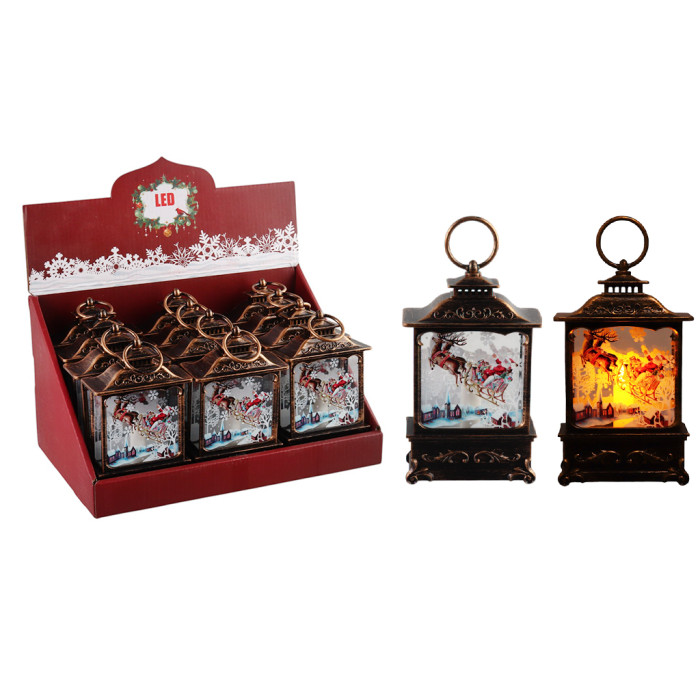 Ліхтар декор.новорічний світящ.LED 