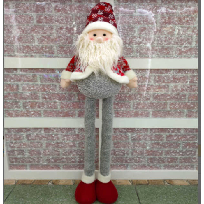 Новорічна декоративна іграшка на телескопічних ногах, мін. висота 52 см, макс. висота 103 см, у п/е /24/