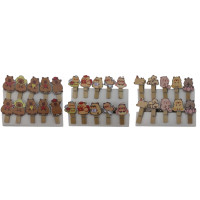 Прищіпка декор.кольорова 