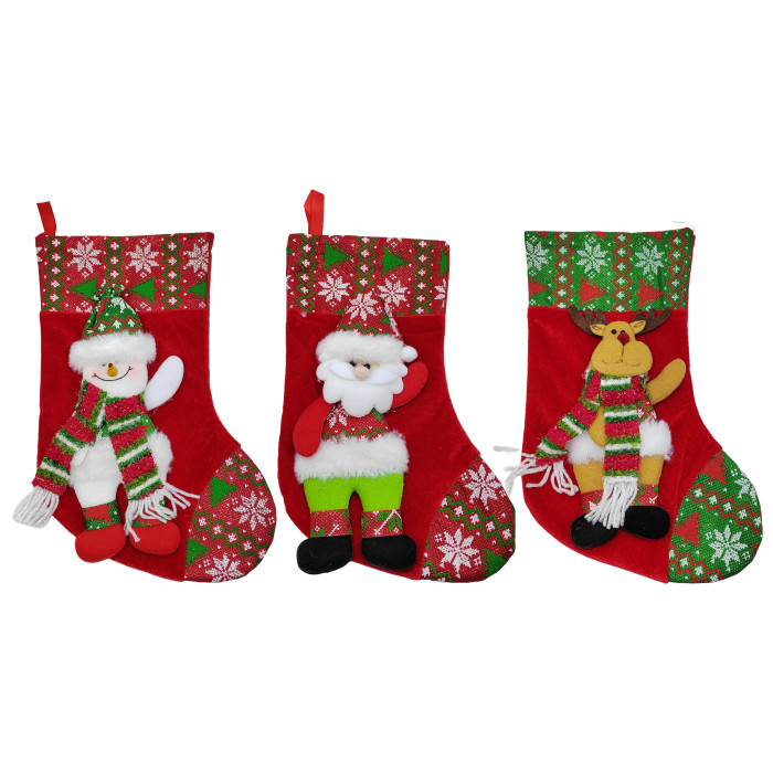 Шкарпетка для подарунків з аплікац.