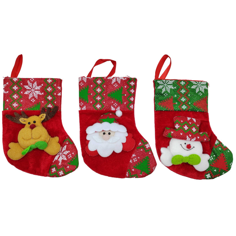 Шкарпетка для подарунків з аплікац.