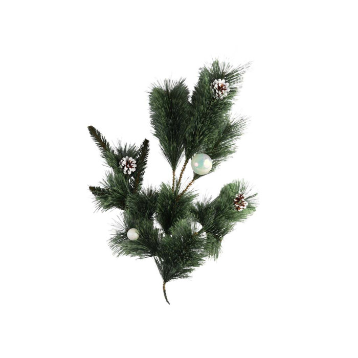 Ялинкова гілка Yes! Fun 0.50 м з прикрасою 