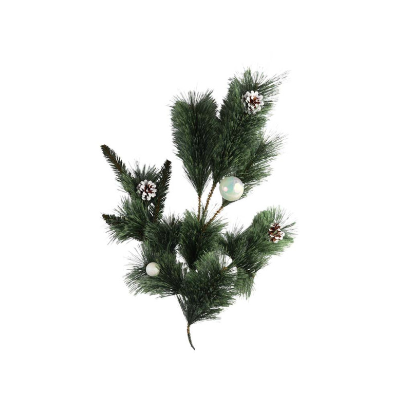 Ялинкова гілка Yes! Fun 0.50 м з прикрасою 