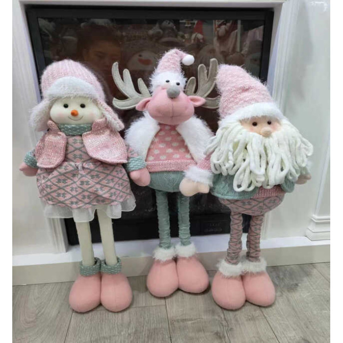 Новорічна декоративна іграшка 3 види, макс. висота 55 см, мін. висота 35 см, в п/е, МІКС ВИДІВ /36/