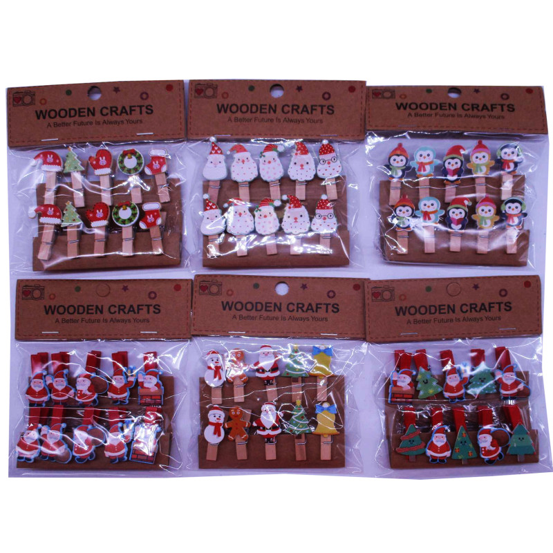 Прищіпка декоративна кольорова 