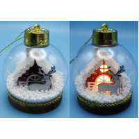 Іграшка на ялинку світиться LED Іграшка на ялинку світиться LED