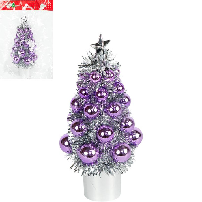 Ялинка 20см з кульок та дощику 