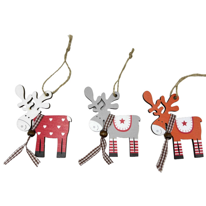 Підвіска новорічна дерев'яна 