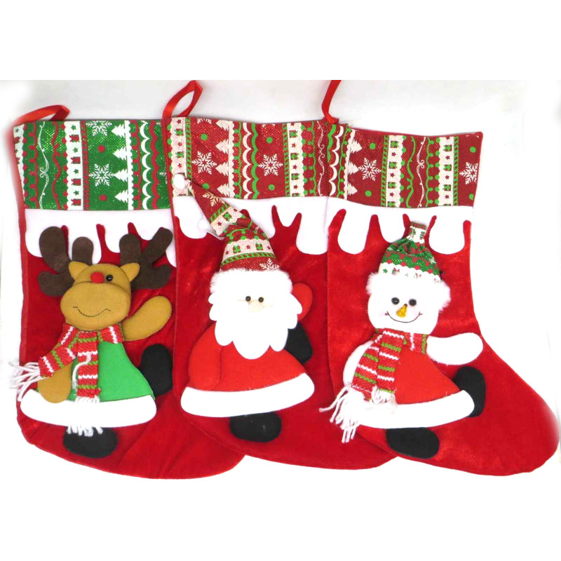 Шкарпетка для подарунків з аплікац.