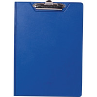 Клипборд-папка А4, PVC, т.-синій