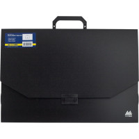 Портфель пластиковий A3/32мм, PROFESSIONAL, чорний //