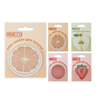 Блок для нотаток FRUITS, з кл.шаром, 70х70 мм, 30 арк, ціна за 2 шт. //