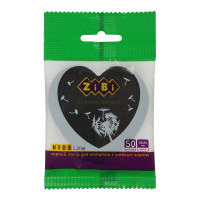 Блок паперу для нотаток BLACK HEART,з клейким шаром, 70х70 мм, 50 арк.,чорний, ціна за 2 шт. //