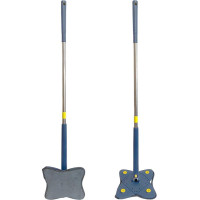 Швабра телескопічна 107см, насадка 23*23см, з віджимом KS-006