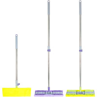Швабра телескопічна 112см, з насадкою 24*20см із мікрофібри KS-2