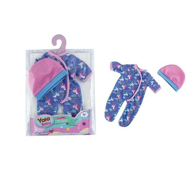 Одяг для ляльок комбінезон, шапочка, в п/е 26*19*0,5см /120/