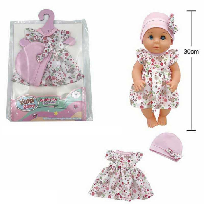 Одяг для пупса на пупса висотою 30-35 см, в п/е /120/