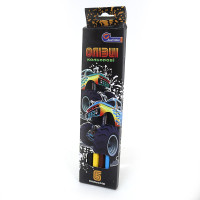 Карандаш дер. 6цв. 