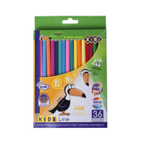 Кольорові олівці, 36кол., KIDS LINE //
