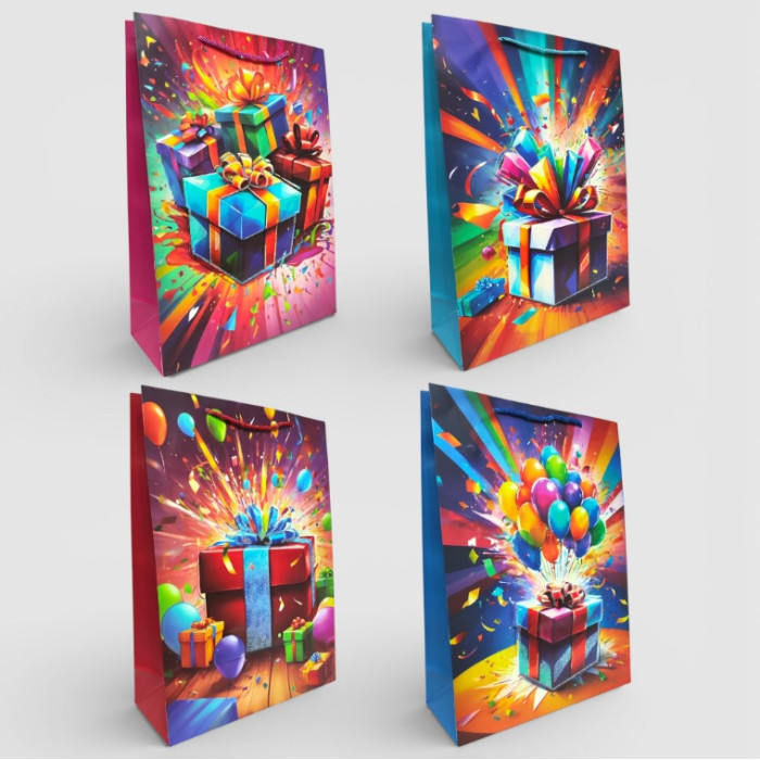 Подарунковий пакет картон 200грм, 