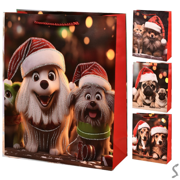 Пакет новорічнийпаперовий S 