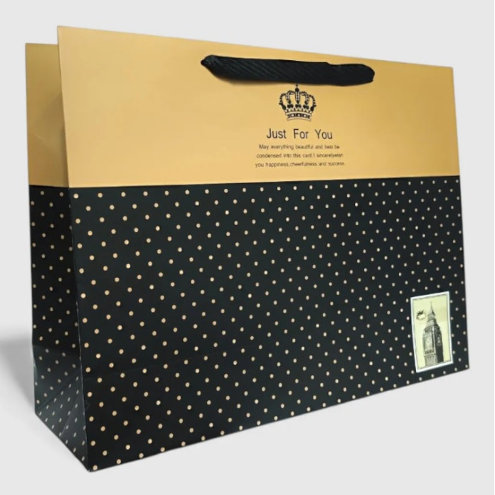 Подарунковий пакет картон 200грм, 46*35*15?см 2 шт. в уп. /12/