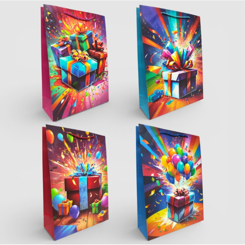 Подарунковий пакет картон 200грм, 