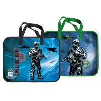 Тека пластикова з текстильними ручками KIDIS SOLDIER