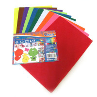 Фетр HARD 170GSM 1,2мм 10PC/OPP A4, 1шт/этик.