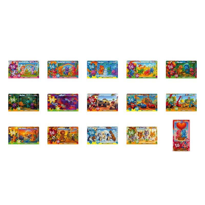Пазли 20 ел. м'які с.10 (16) Danko Toys