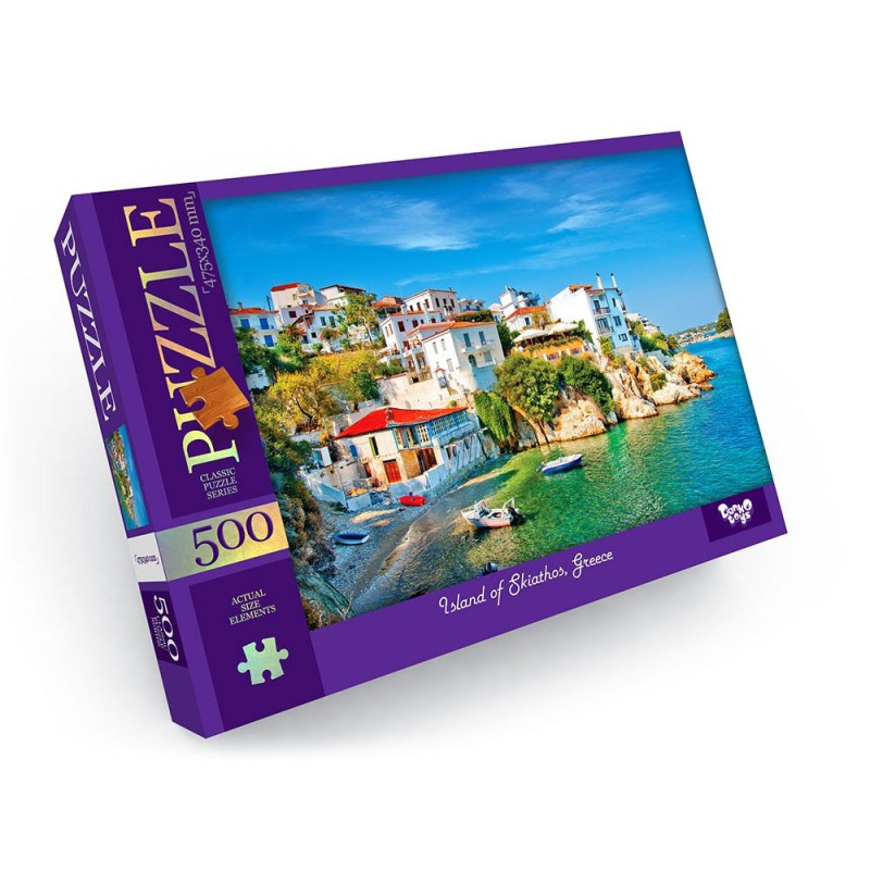 Пазли 500 ел. с.13 №2 Island of Skiathos, Greece /12/ Danko Toys
